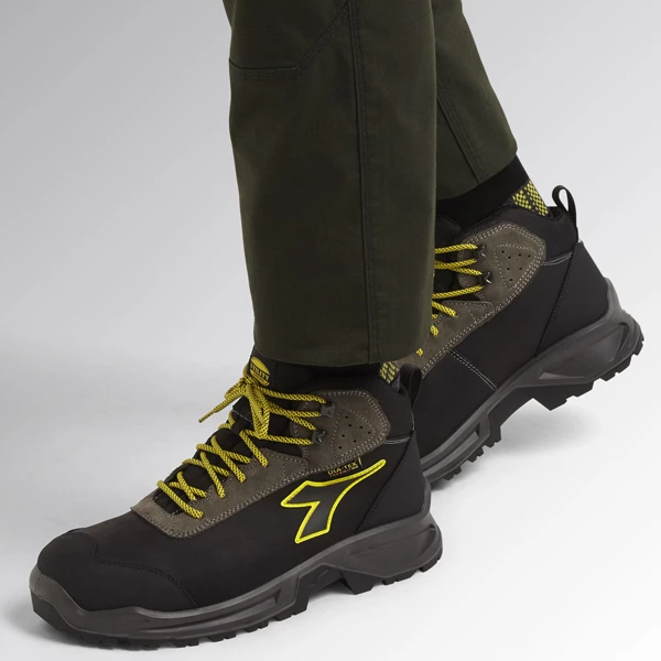 Chaussure Haute De Sécurité Chaussure De Sécurité Haute Sport Diatex MID S3 WR CI SRC - Gris Et Noir - Taille 43 Diadora Utility 177650/C2815/43 – Image 4