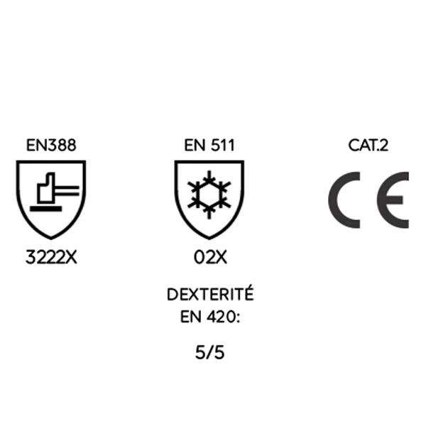 Gants De Protection Contre Le Froid Gant De Protection Anti-froid Jusqu'à -10°C - Tempice 700 - Taille 9 Mapa 34700439 – Image 3