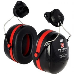 Casque Antibruit Coquille Antibruit Peltor 3M Optime III Noir Avec Attache P3EA