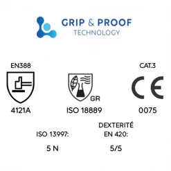 Gants De Manutention Gant De Manutention Milieux Huileux Et Très Salissants - Ultrane 525 Mapa - Taille 9 34525079