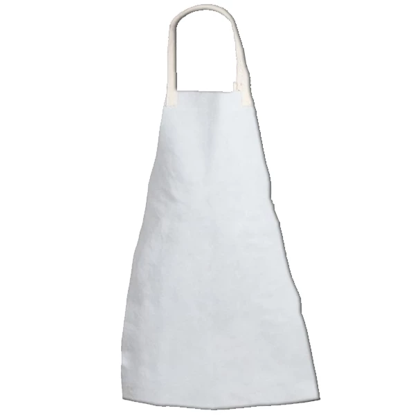 EuroProtection - Coverguard Blouse Et Tablier De Travail Tablier En Cuir Croûte Vachette Blanc Coverguard Pour Soudeur 120x90 Cm