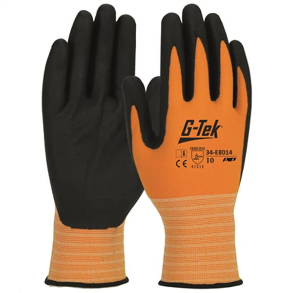 Gants De Manutention Gant Anti-abrasion OBRA Avec Enduction Nitrile Taille 9 34-E8014-CHA9 – Image 4