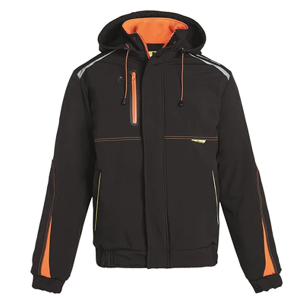 North Ways Veste De Travail Veste Respirante Waterproof Morane Noir Et Orange Taille M North Way – Image 4