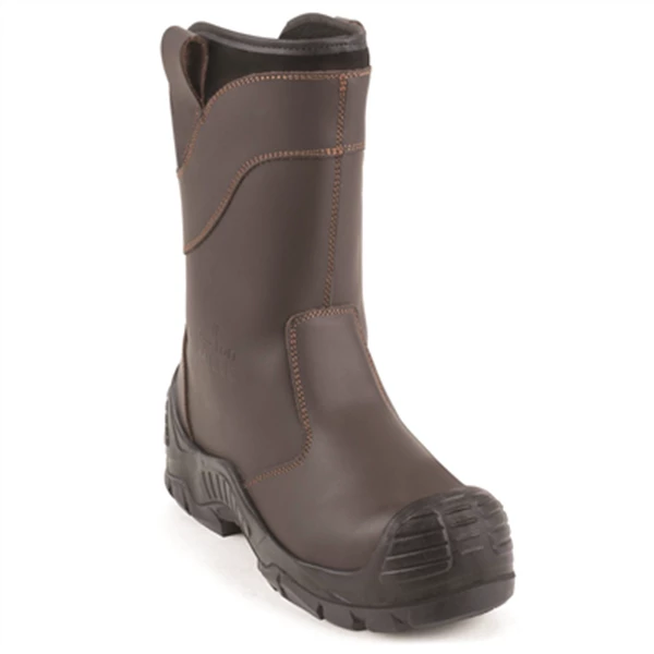 Bottes De Sécurité Et De Travail Bottes Unitan Fourrées Gaston Mille S3 HI CI SRC Tout Terrain Taille 43 – Image 3