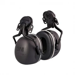Casque Antibruit Coquille Peltor 3M X5 Noir Avec Attache P5E Pour Casque De Sécurité